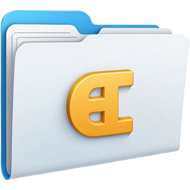 document folder with a plus sign on the cover, representing an additional or other category emoji