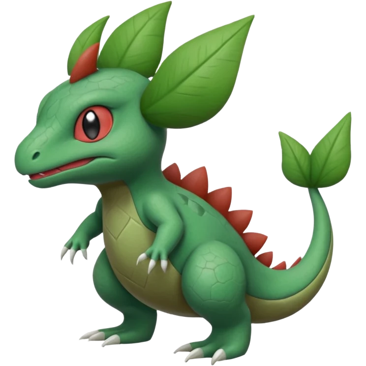Tyrunt-Grovyle-Larvitar-Axew-Pokémon-fusion emoji