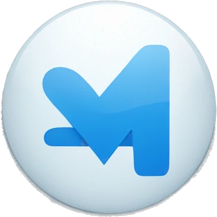 blue circle with a white checkmark in it emoji
