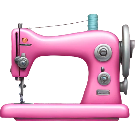 pink sewing machine emoji
