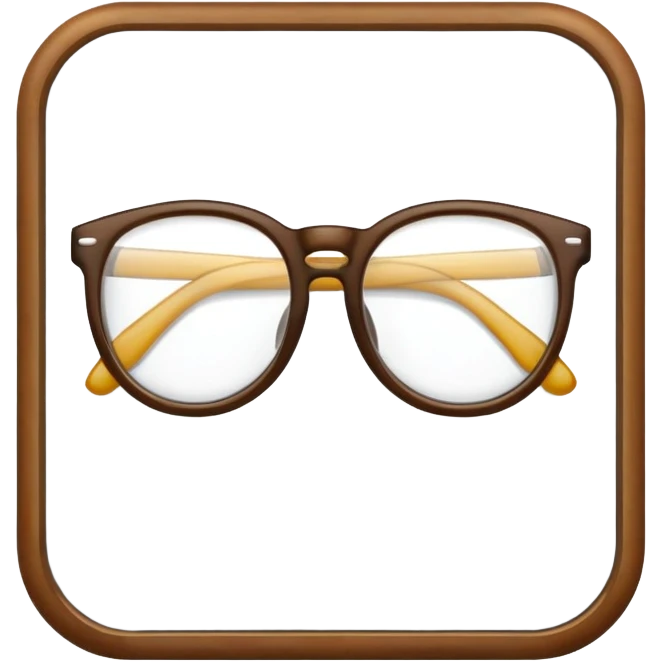 only glasses emoji