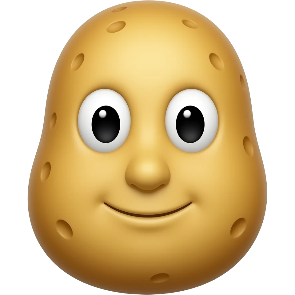 Potato character emoji