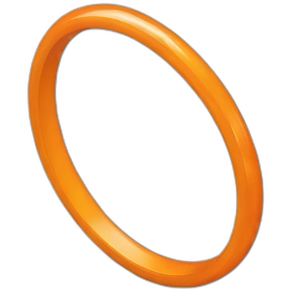 of orange ring emoji