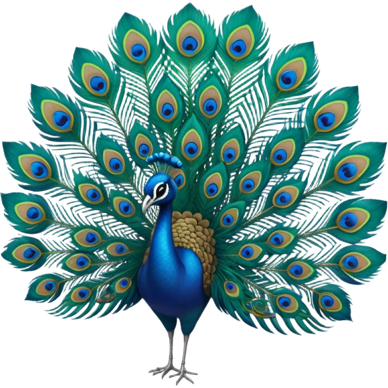 peacock feather emoji