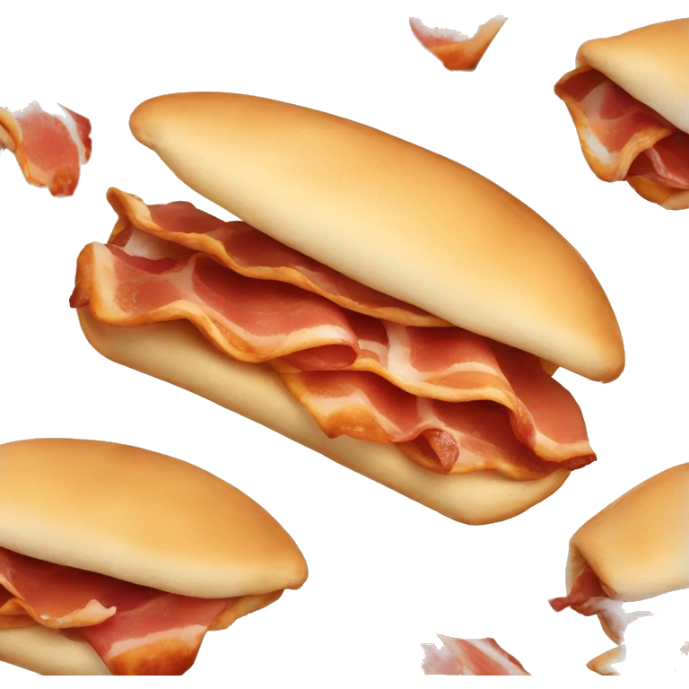 bacon naan roll emoji