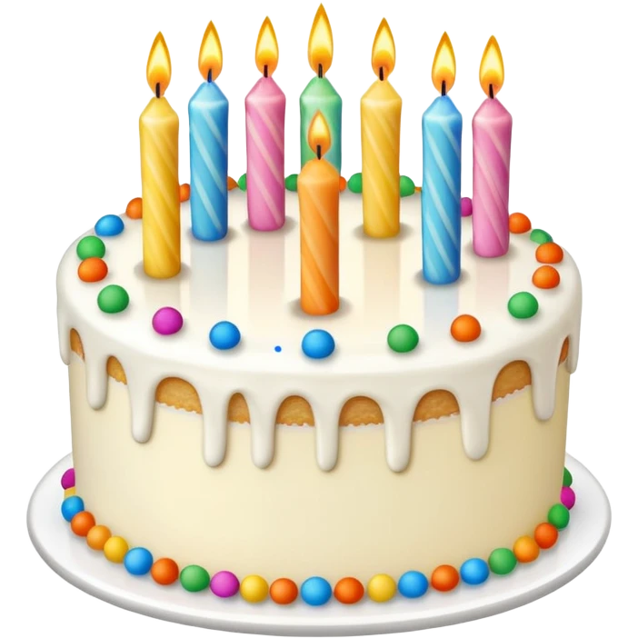 Birthday cake emoji