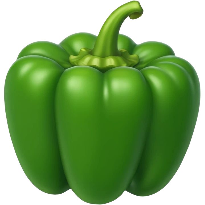 green Bell Pepper
 emoji