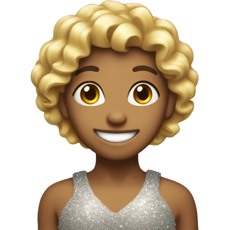 sparkle with a smile emoji