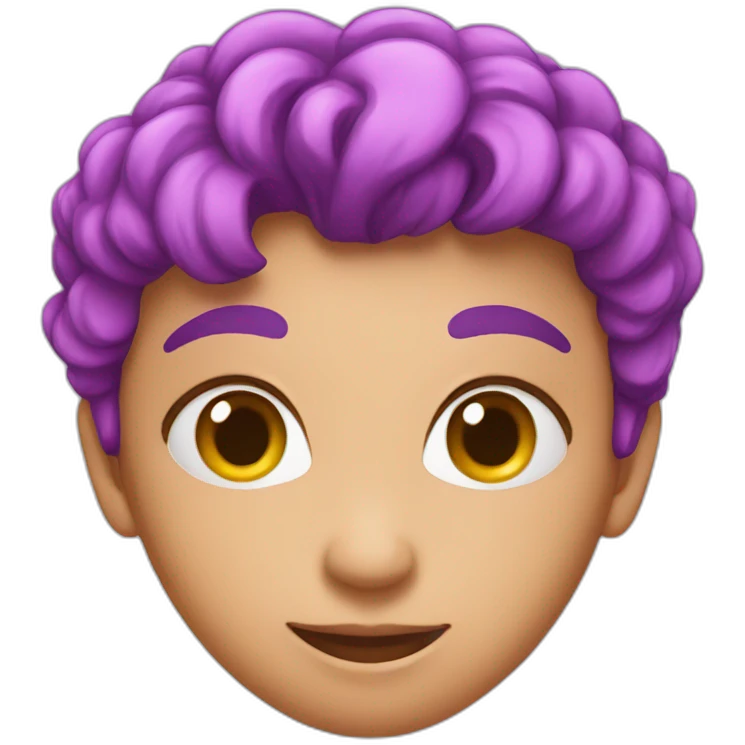 Purple pink heart emoji