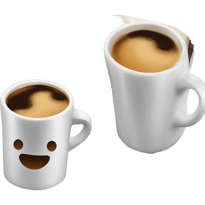 coffee and book emoji