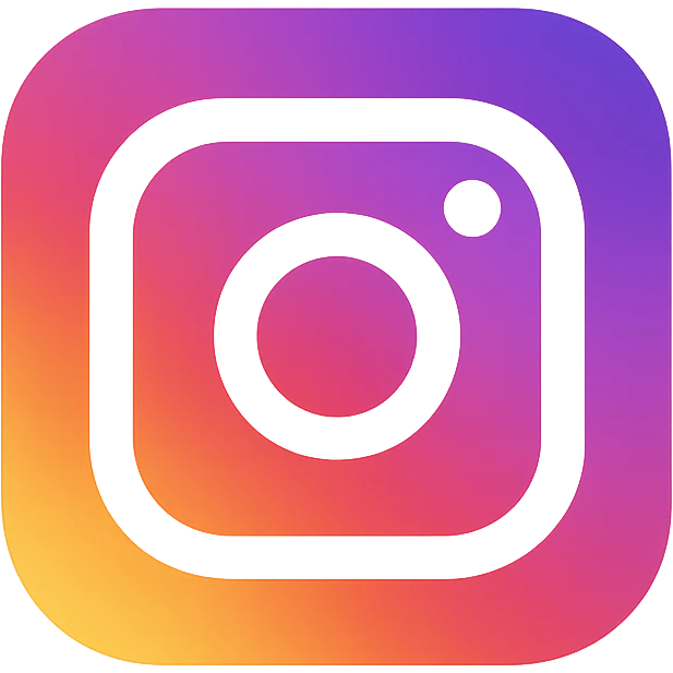 Instagram logo, modern, flat, vibrant colors emoji
