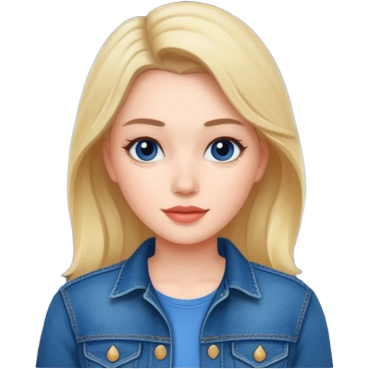 nighttime beauty in denim emoji