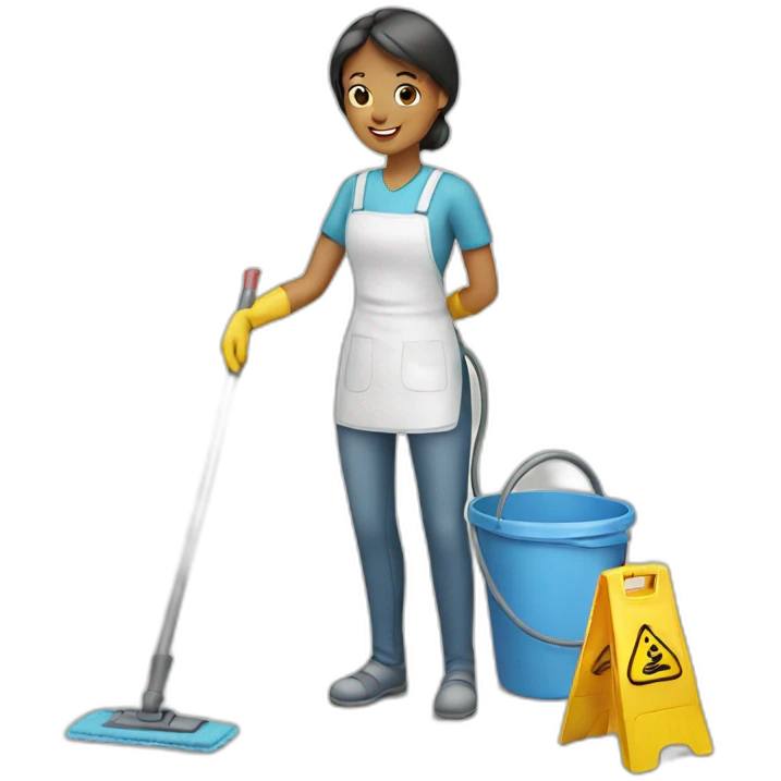 Cleaning emoji