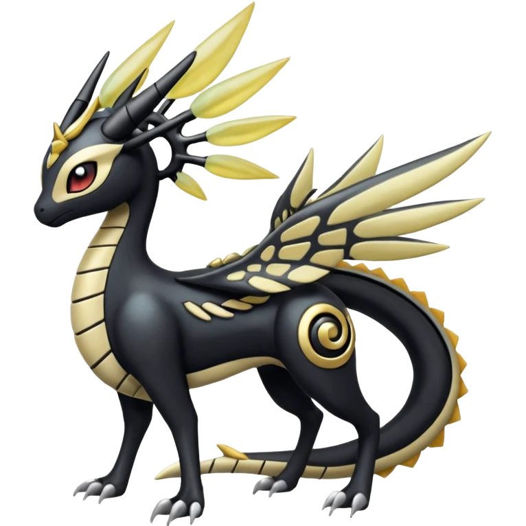 Meloetta-Giratina-Nargacuga-Pokémon-Fakémon-fusion-hybrid-creature emoji