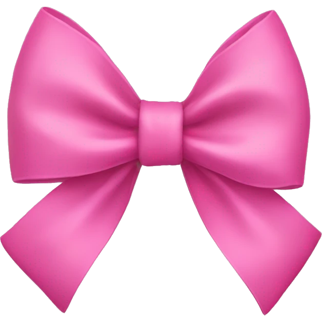 Pink bow emoji