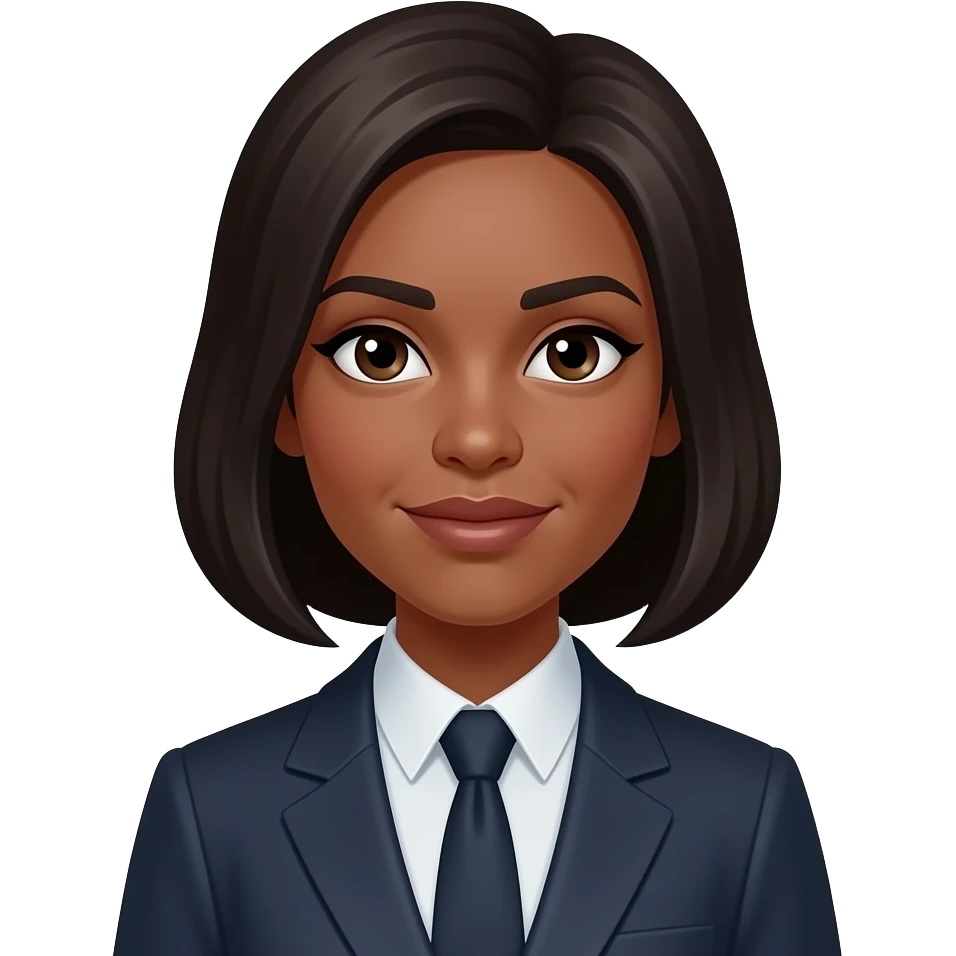 female with dark skin tone detective emoji