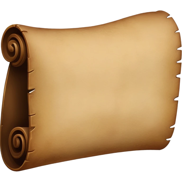 dark brown scroll  emoji