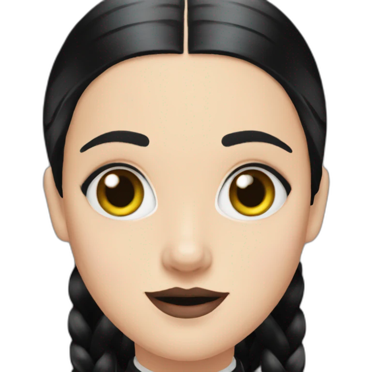 Wednesday Addams emoji