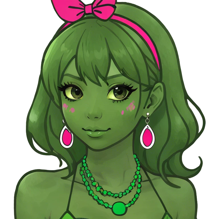 Super-realistic Gyaru girl emoji