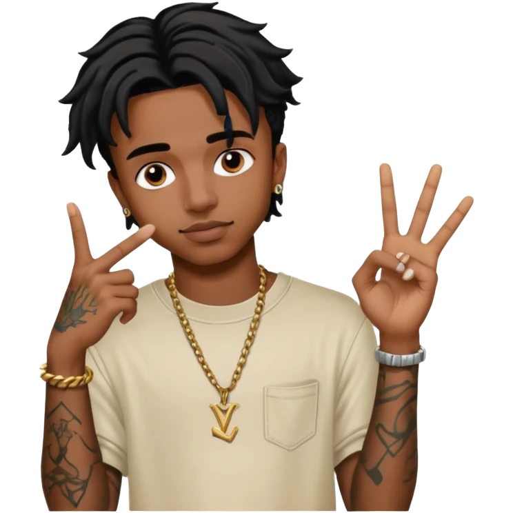Playboi carti yvl hand  emoji