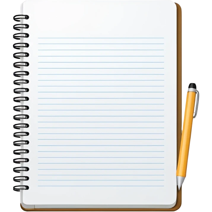 Emoji de uma Estrutura da prova de caderno emoji