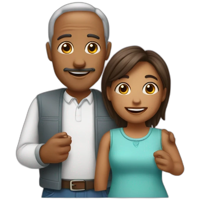 Papa et maman emoji