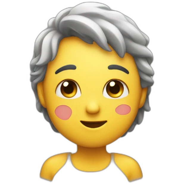 Giving my heart to someone with a sad smile to show how much I love them  emoji