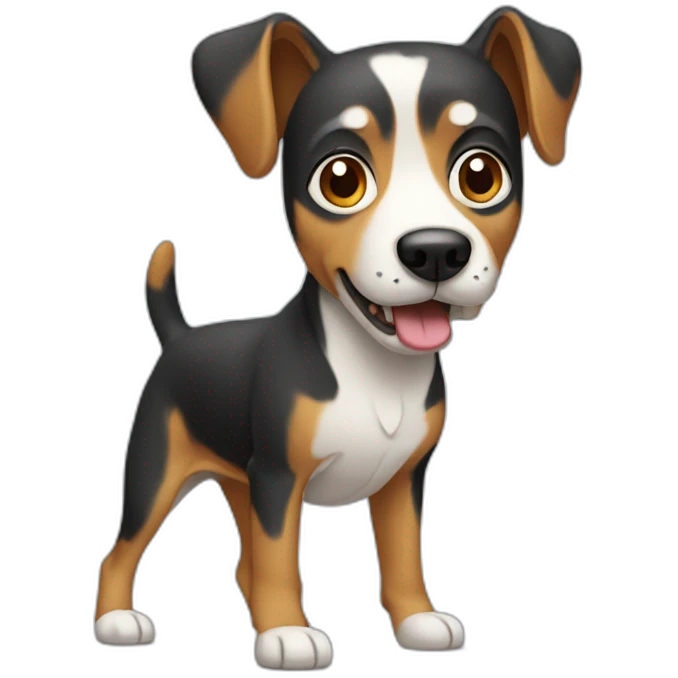 standing dog emoji
