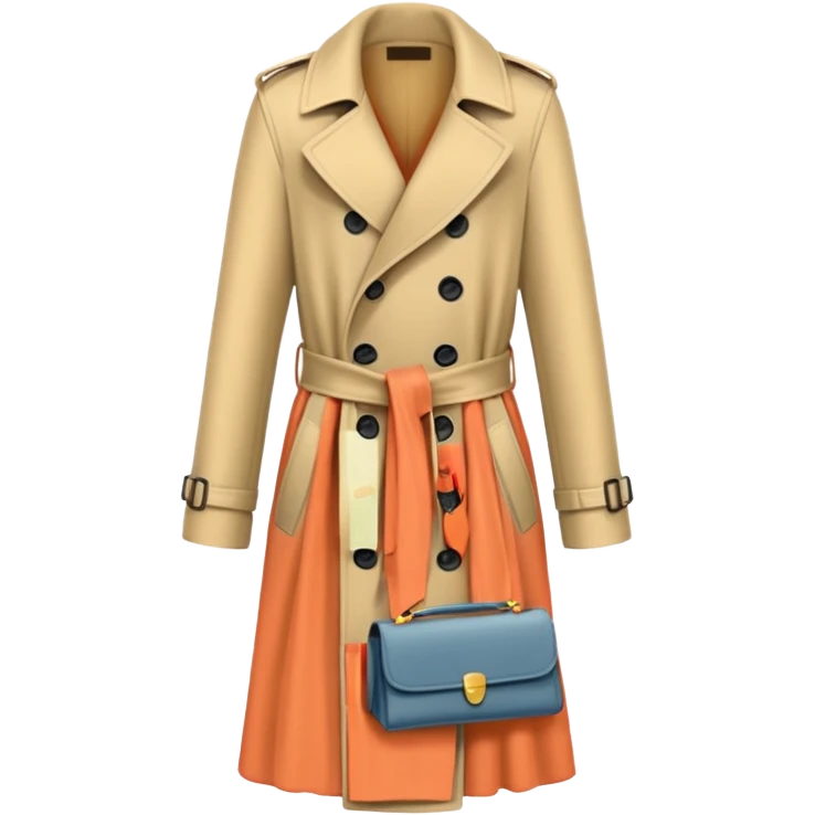 trenchcoat beige emoji