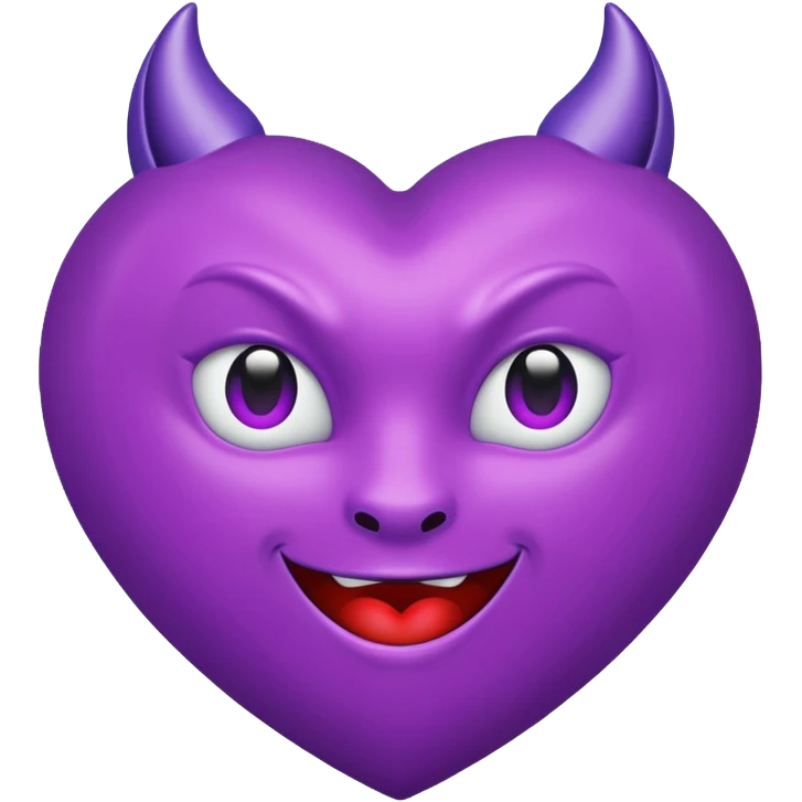 devil heart purple emoji