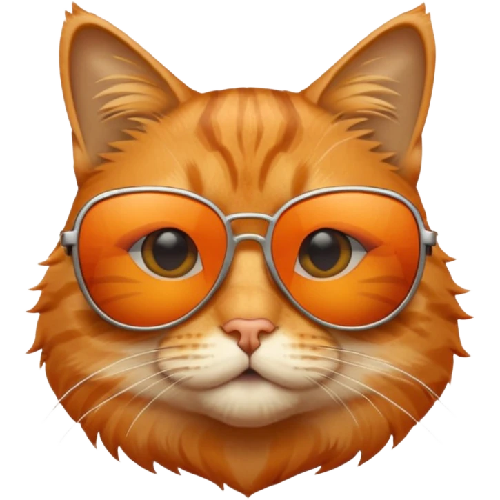 Cat wearing sunglasses emoji