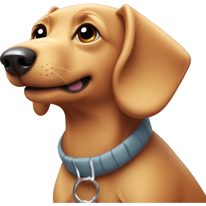 Weenie dogs winter time  emoji