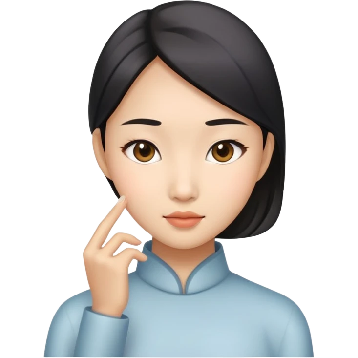 asian girl emoji