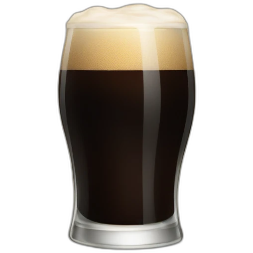 Glass of stout emoji