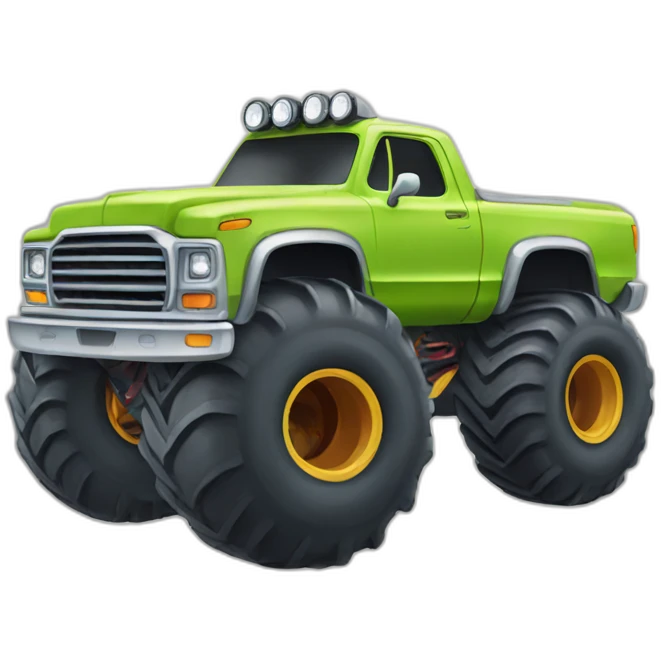 Monster truck emoji