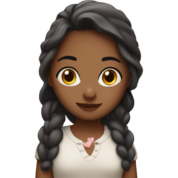 Girl in love emoji