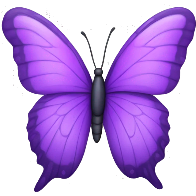 Purple butterfly emoji
