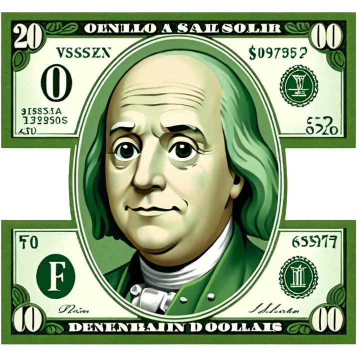 Imagen en billete emoji