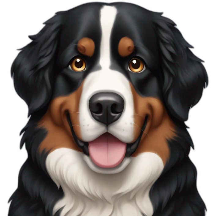 Bernese Mountain dog emoji