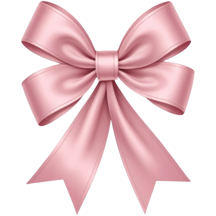 light pink ribbon emoji