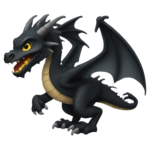 Black dragon emoji