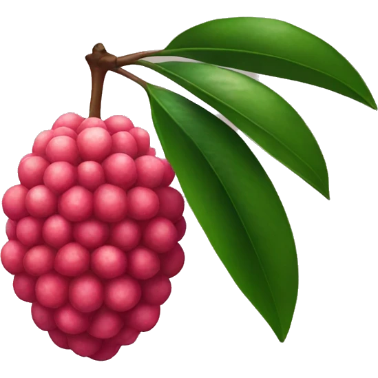 Lychee emoji