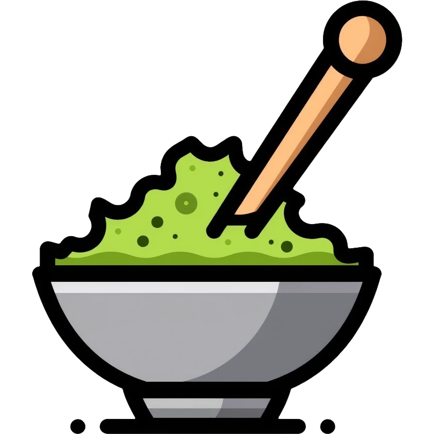 wasabi grinder with fresh wasabi root, traditional Japanese utensil emoji