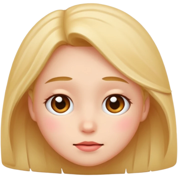 Shy blushing face emoji