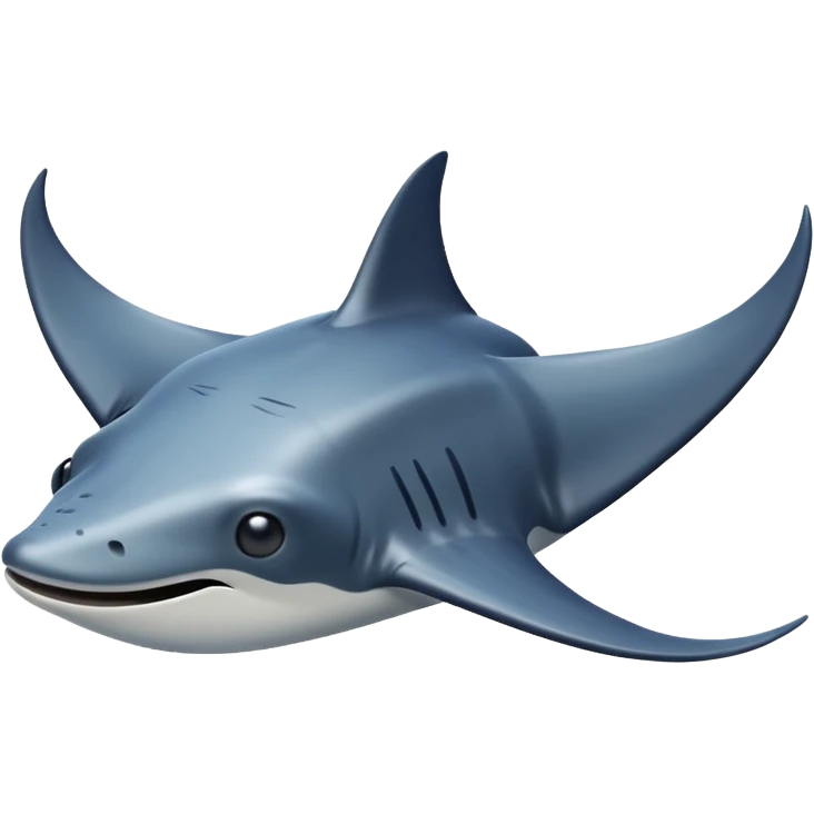 emoji of manta ray emoji