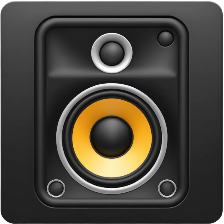 black speaker emoji