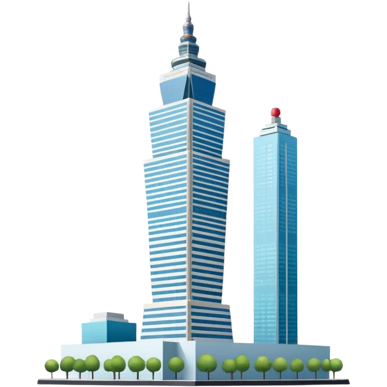 Taipei 101 skyscraper emoji