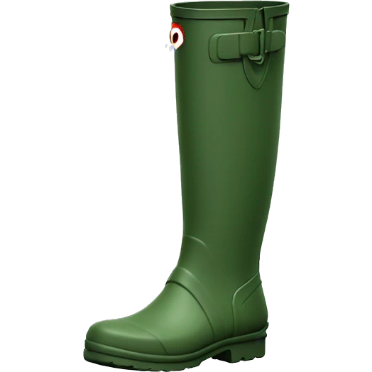 Hunter rain boots  emoji