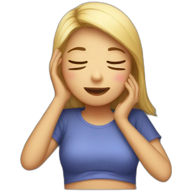 Girl talk in call while sleeping  emoji