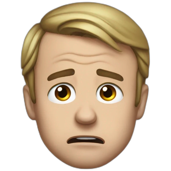 macron crying tears emoji